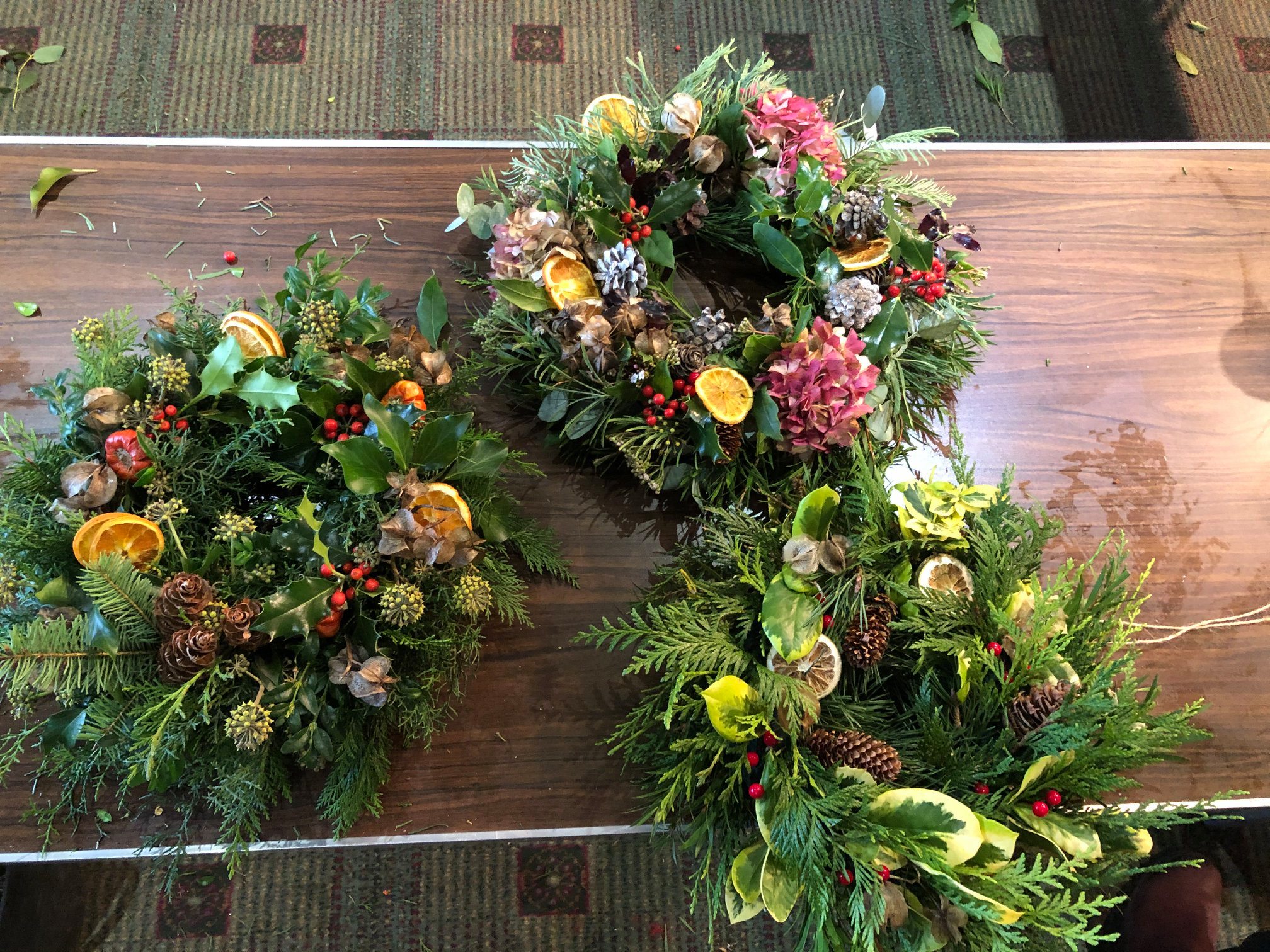 Christmas Card And Wreath Making Workshop