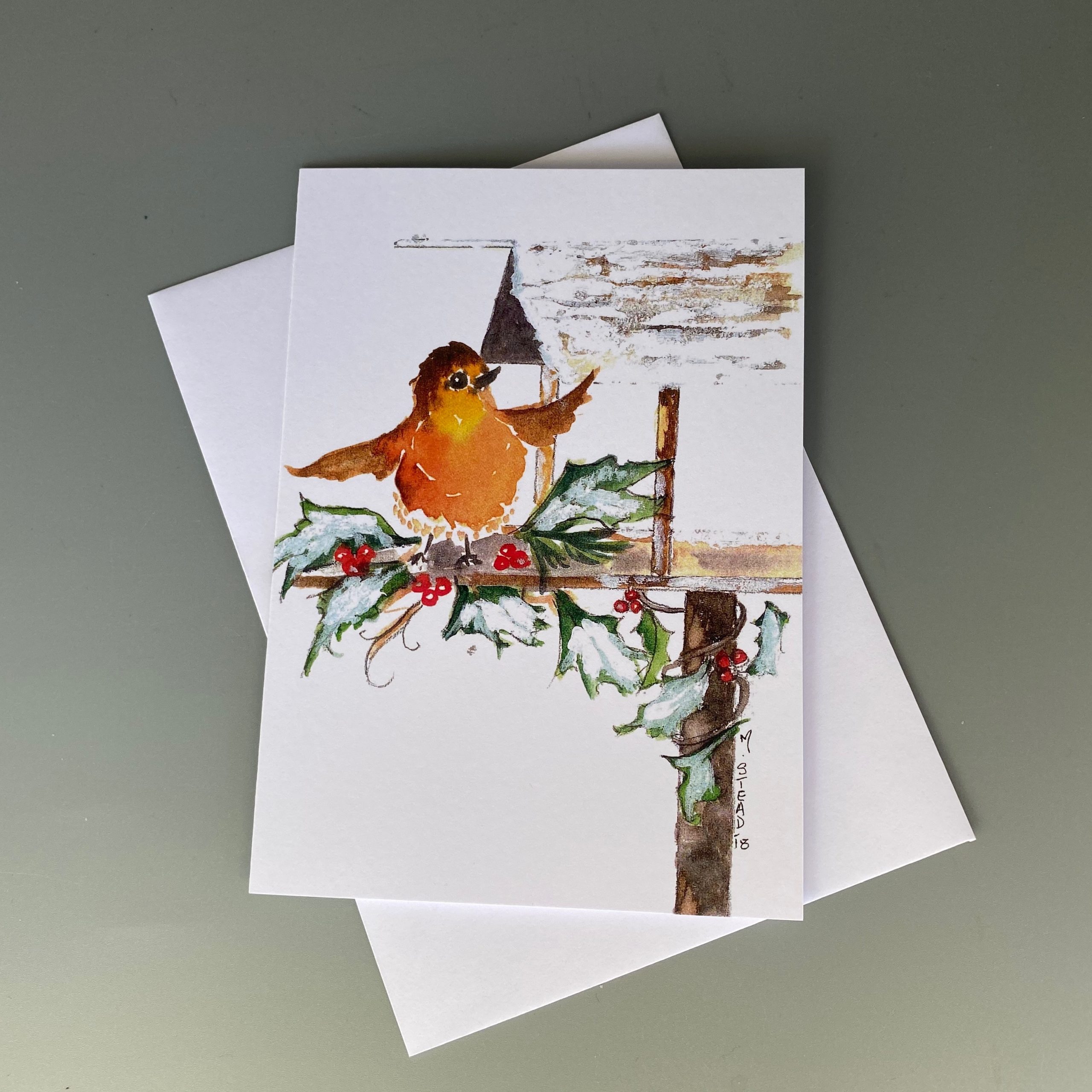 Winter Robin Card