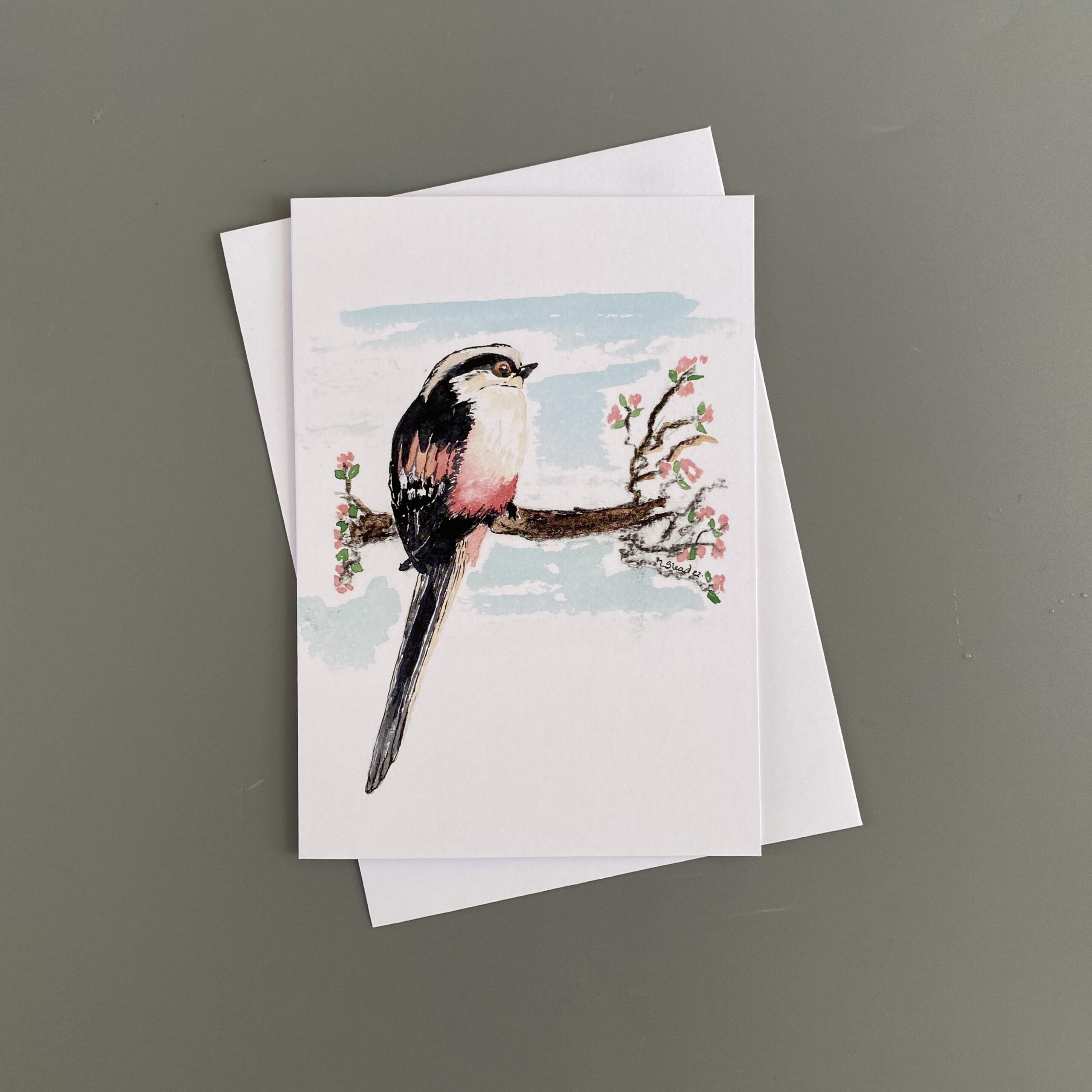 Long Tailed Tit Card