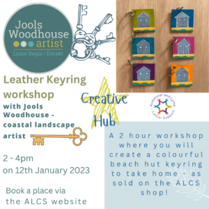 Create a Hand Painted Leather Keyring - with Jools Woodhouse  - 12th January 2023