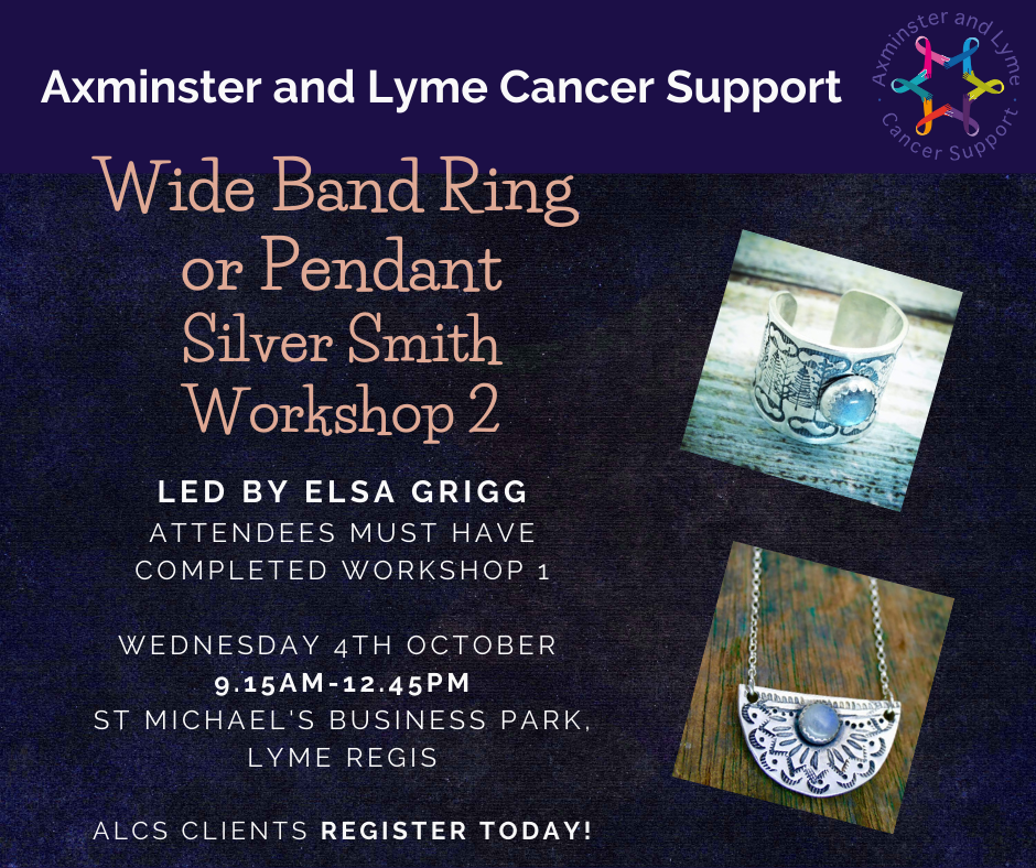 Wide Band or Pendant Silver Smith Workshop 4th October 2023
