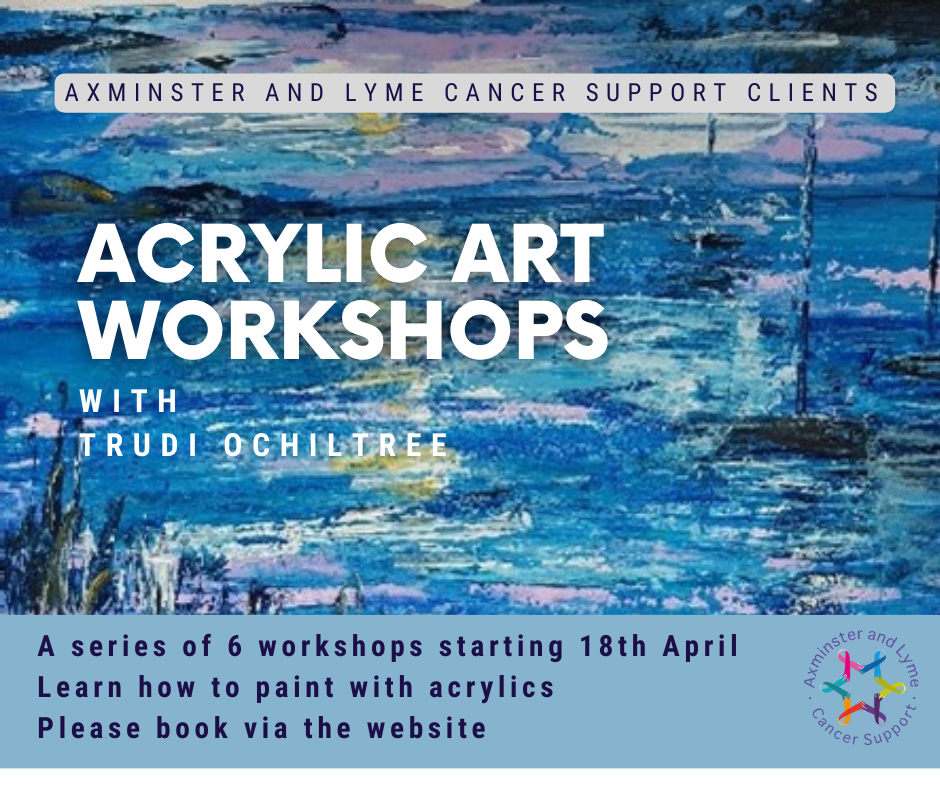 Clients 6 week Acrylics Painting Course – starting 18th April