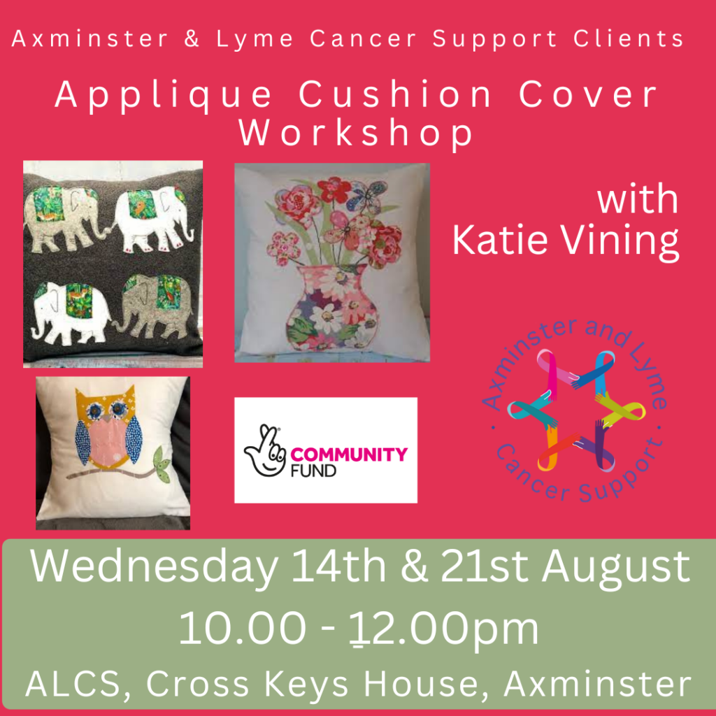 Applique Cushion Workshop p- August 2024