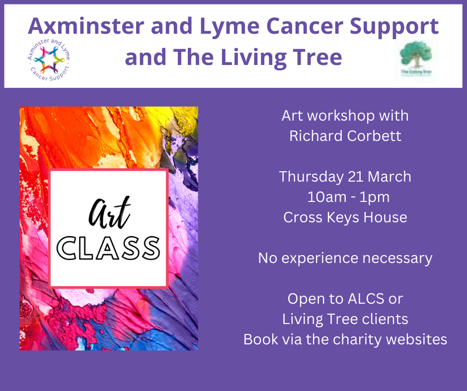 Art Workshop with Richard Corbett in conjunction with the Living Tree