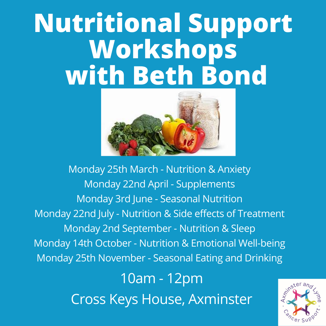 Nutritional Support Workshops with Beth Bond