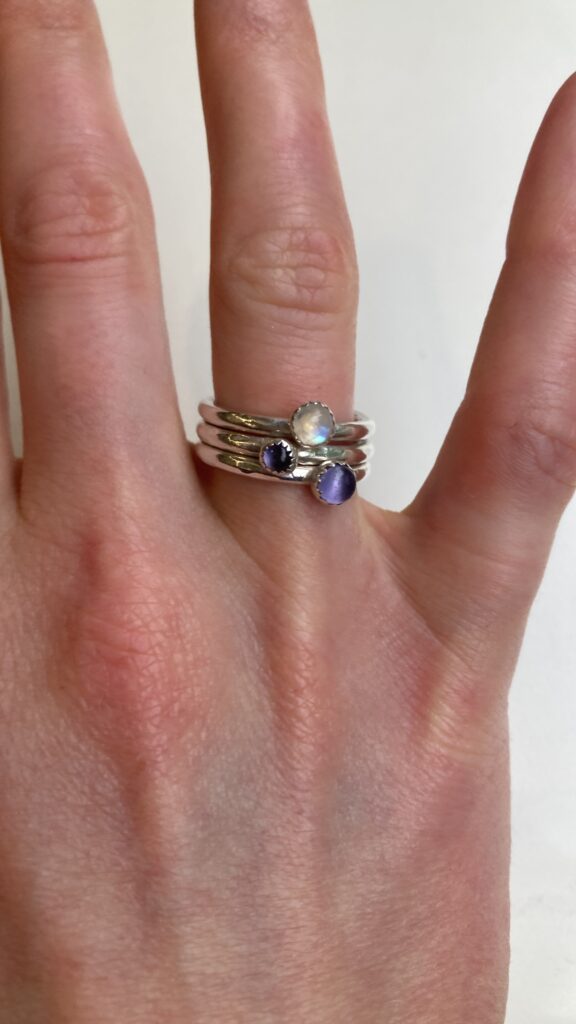 Silver Ring Stacking Workshop 1 with Elsa Grigg - June 24